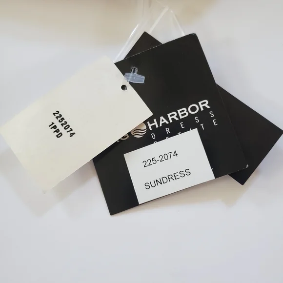 NWT Sag Harbor Black tropical floral maxi Sundress length size 6 Petite - Picture 2 of 10